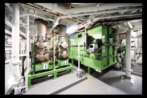 Deerberg MPWMS® installation on a cruise ship with 5,500 persons on board